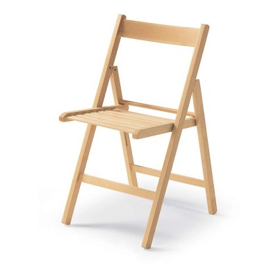 Folding Chair Brown Wood...
