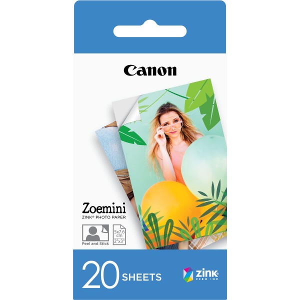 Глянцевая фотобумага Canon Canon Zoemini ZINK Photo Paper - 20 Sheets 20 Листья