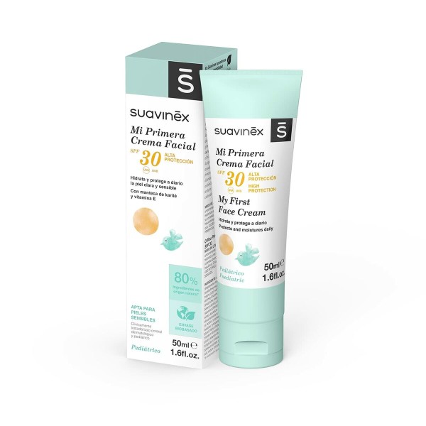 Mitrinošs Mazuļu Sejas Krēms Suavinex Crema Spf 30 50 ml
