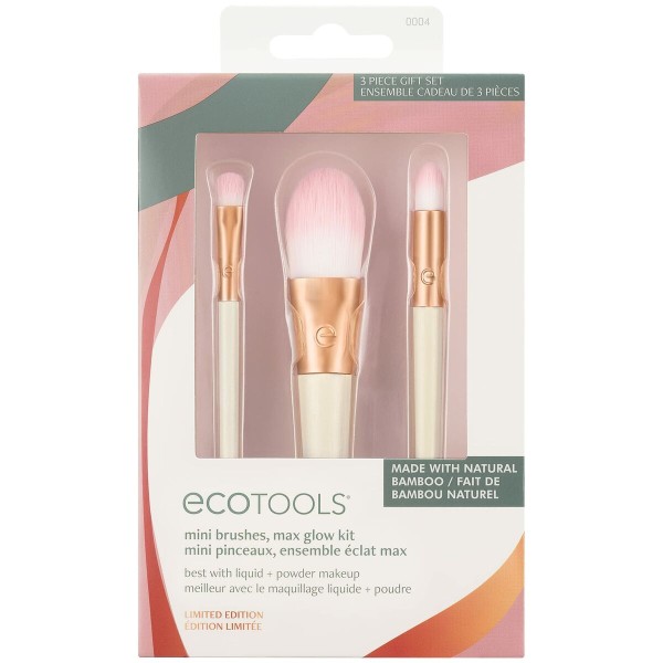 Набор кисточек для макияжа Ecotools Ready Glow Лимитированная серия 3 Предметы