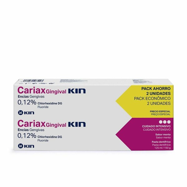 Зубная паста Kin Cariax Gingival (2 Предметы) (2 x 125 ml)