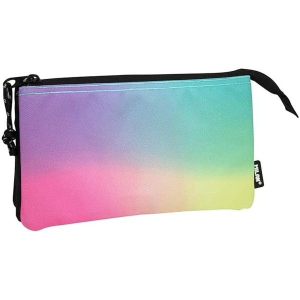 Ceļasoma Milan 5 nodalījumi Melns 22 x 12 x 4 cm