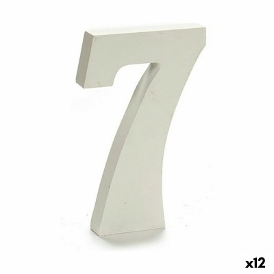Number Pincello 7 White 1,8...
