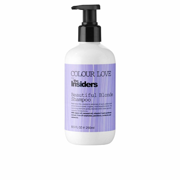 Krāsu Neitralizējošs Šampūns The Insiders Colour Love Blond mati (250 ml)