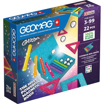 Playset Geomag Glitter (22...