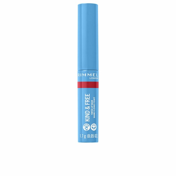 Krāsains lūpu balzams Rimmel London Kind & Free Nº 005-turbo red (1,7 g)