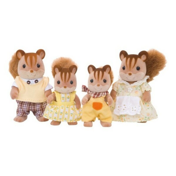 Nukkude Komplekt Sylvanian Families 4172 Family Ecureuil Roux