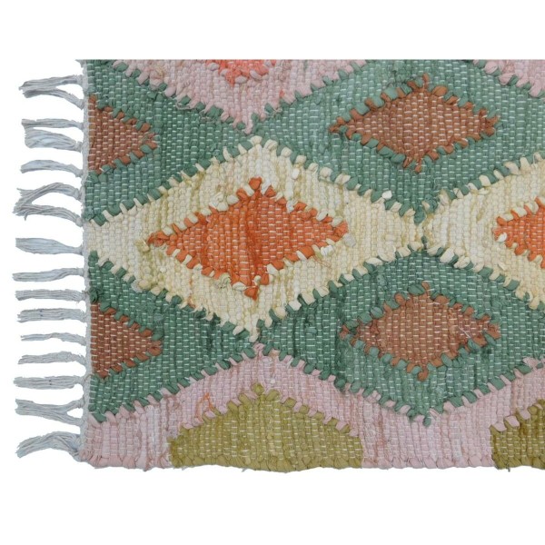 Kilimas DKD Home Decor Pilka Geltona Spalvotas Rombas 160 x 230 x 1 cm