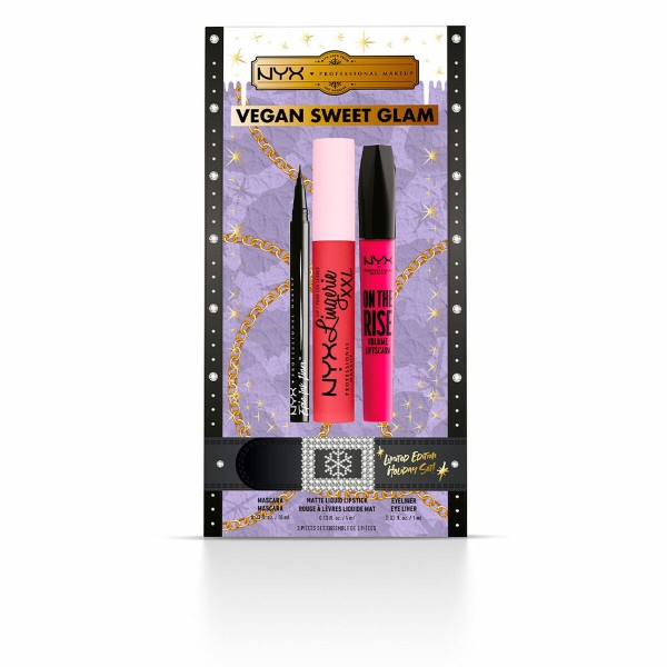 Makiažo Rinkinys NYX Vegan Sweet Glam Ribotas leidimas 3 Dalys