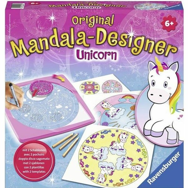 Piešiniai piešimui Ravensburger Design Unicorn Mandala