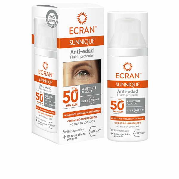 Sauļošanās krēma losjons Ecran Ecran Sunnique SPF 50+ 50 ml