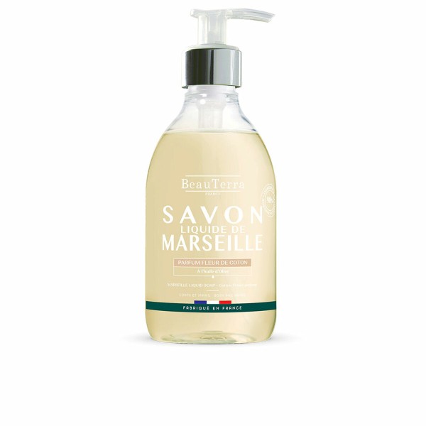Vedel seep Beauterra Savon de Marseille Puuvillane lill 300 ml