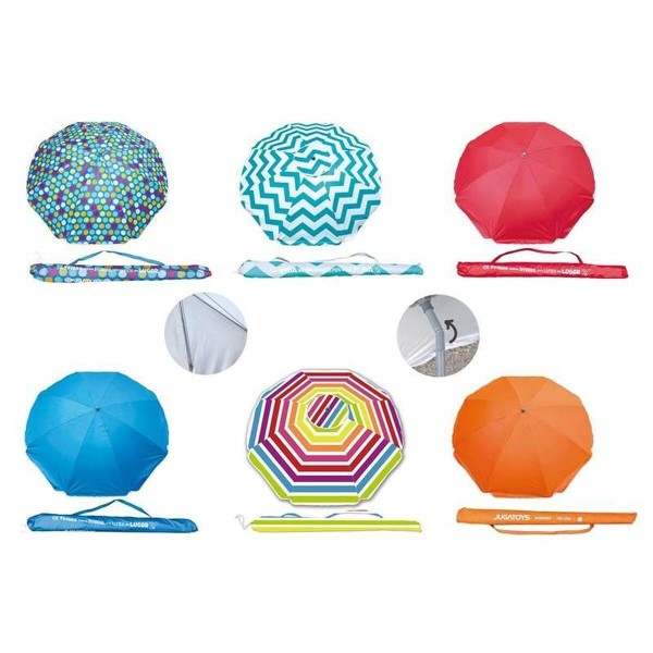 Parasol przeciwsłoneczny UV-kaitse Ø 180 cm Polinylon 8 Vardad Raud