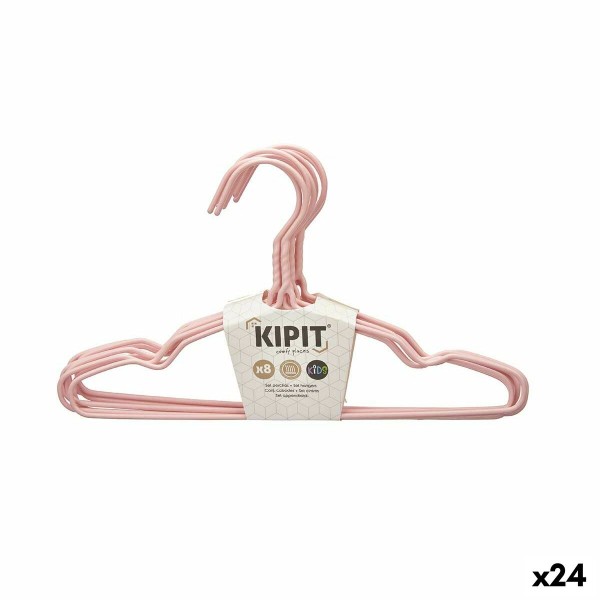 Набор вешалок Металл Силикон 9,5 x 0,3 x 18 cm (24 штук)