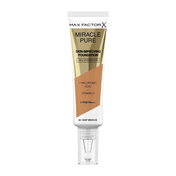 Meigi aluskreem Max Factor Miracle Pure Nº 82 Deep bronze Spf 30 30 ml