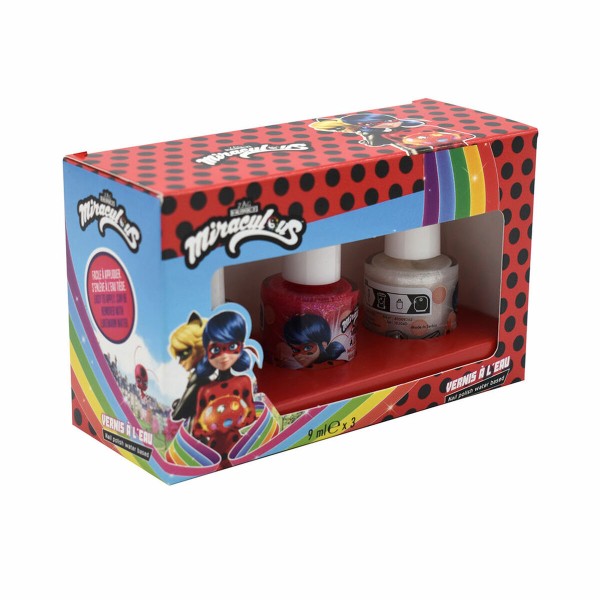 Lasten meikkisetti Lady Bug Miraculous 3 Kappaletta
