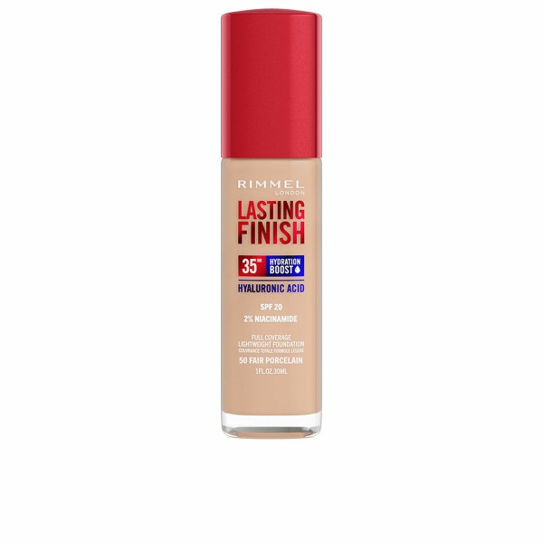 Meigi aluskreem Rimmel London Lasting Finish Nº 050 Fair Porcelain Spf 20 30 ml
