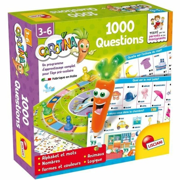 Hariv Beebimäng Lisciani Giochi Carotina 1000 Questions