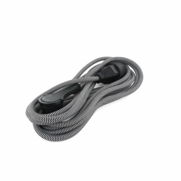 Extension Lead Chacon White White/Black