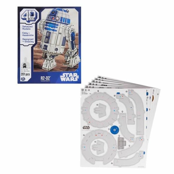 Statybos rinkinys Star Wars R2-D2 201 Dalys 19 x 18,6 x 28 cm Balta Spalvotas