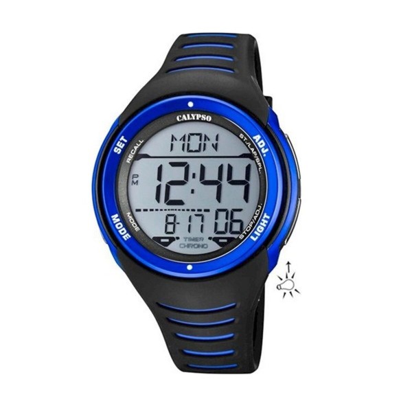 Laikrodis vyrams Calypso K5807/4 Juoda Pilka