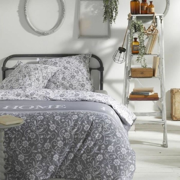 Duvet cover set TODAY Capucine Grey 240 x 260 cm