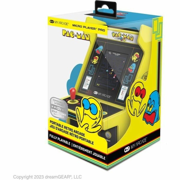 Teisaldatav Mängukonsool My Arcade Micro Player PRO - Pac-Man Retro Games Kollane