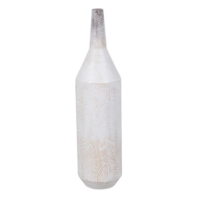Vase White Iron 15 x 15 x...