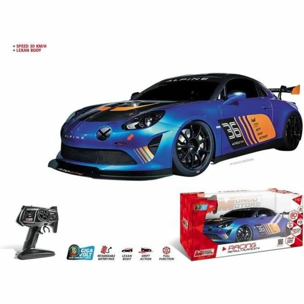 Kaugjuhitav Auto Mondo Alpine A110 GT4 R / C 1:10 Türkiissinine