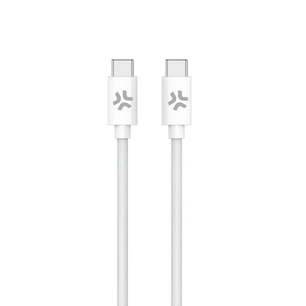 USB-C Kabelis Celly USBCUSBCCOTTWH Balts 1,5 m