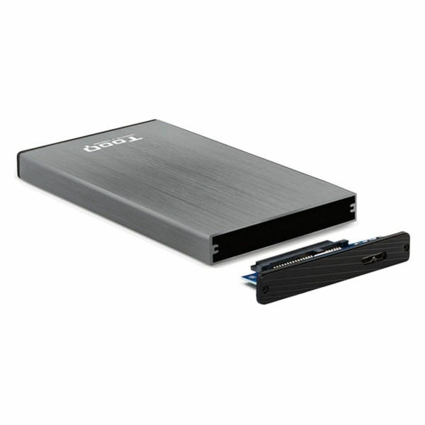 Väline Korpus TooQ TQE-2527G 2,5" SATA USB 3.0 Hall Must/Hall 2,5"