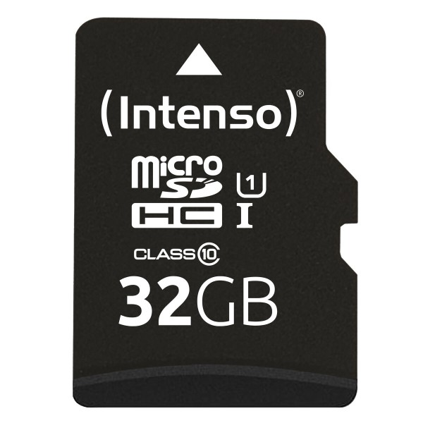 Micro SD Memory Card with Adaptor INTENSO 3423480 32 GB