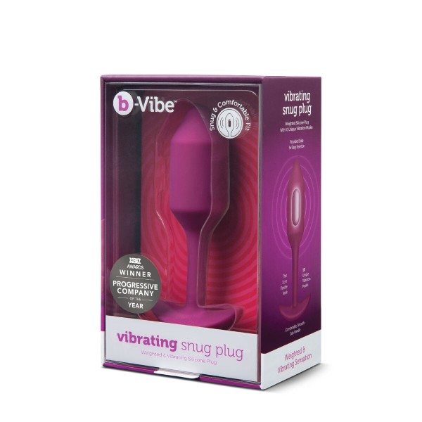 Analinis kištukas B-Vibe Vibrating Purpurinė