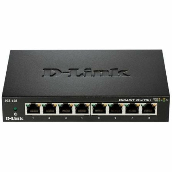 Переключатель D-Link DGS-108 8 p 10 / 100 / 1000 Mbps