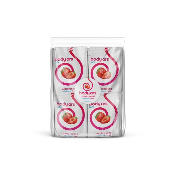 Slide Waterbased lubrikantas Body Ars 4 ml Braškė