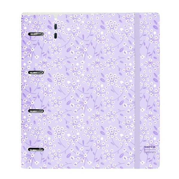 Папка-регистратор Safta Light purple flowers Фиолетовый 27 X 32 X 4 cm