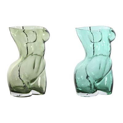 Vase Home ESPRIT Blue Green...