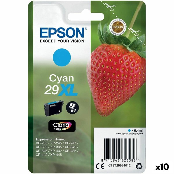 Oriģinālais Tintes Kārtridžs Epson 29 XL Ciānkrāsa (10 gb.)