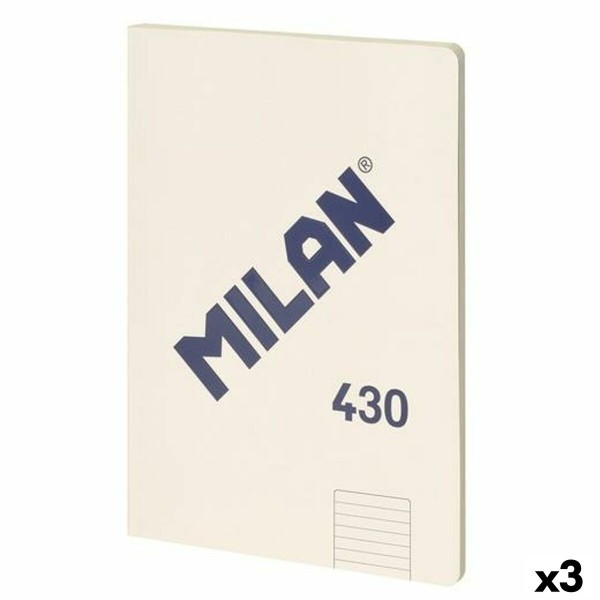 Muistikirja Milan 430 Beige A4 48 Levyt 21 x 29,7 cm (3 osaa)