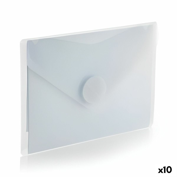 Envelope Office Box V-LOCK polypropylene 8,5 x 12 cm (10 Units)