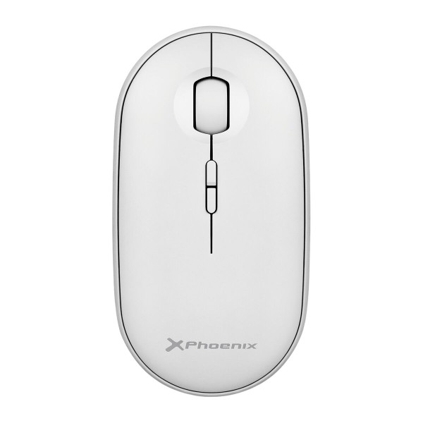 Bevielė optinė pelė Phoenix Balta 1600 dpi (1 vnt.)