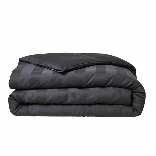 Duvet cover set TODAY Satin Black 220 x 240 cm