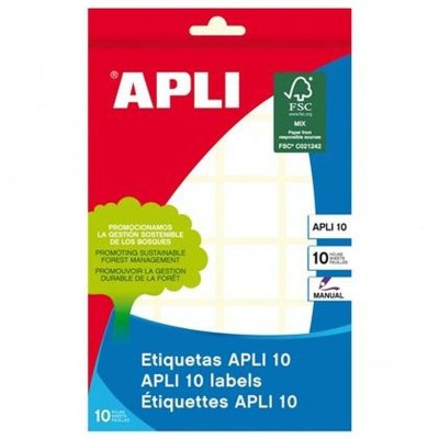 Labels Apli White 10 Sheets...