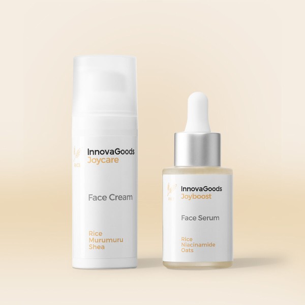 Kasvojen kosteuttava duo-paketti Rice InnovaGoods
