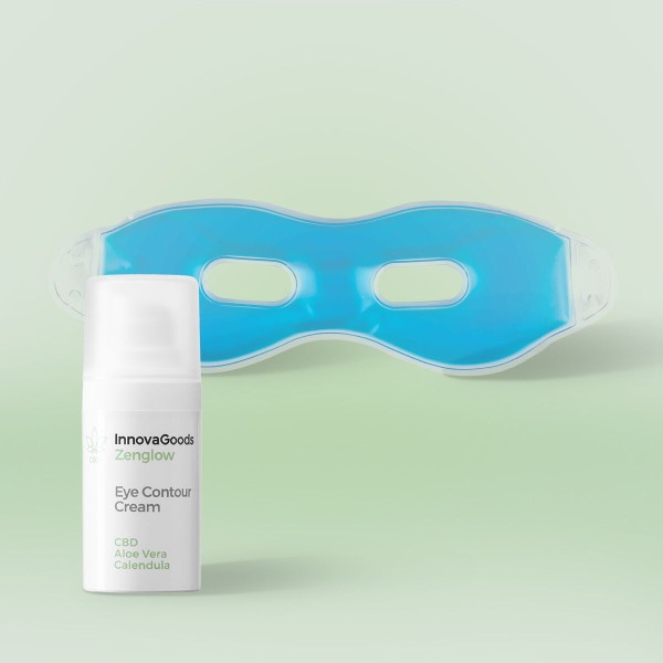 Расслабляющий набор для ухода за кожей вокруг глаз CBD InnovaGoods