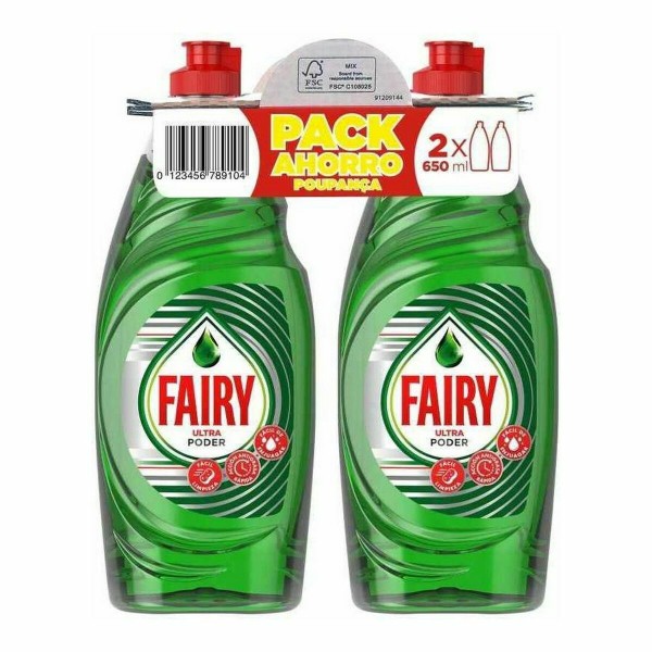 Indų plovimo skystį Fairy 8083935 650 ml (2 x 650 ml)