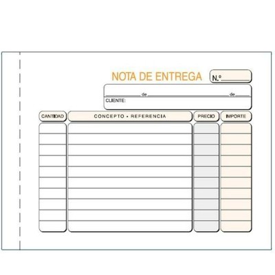 Delivery Book 15 x 10,5 cm...