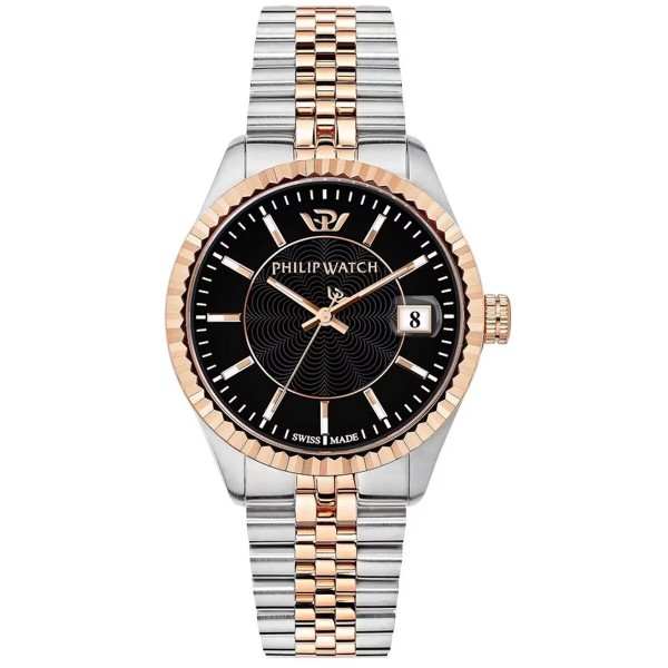 Meeste Kell Philip Watch R8253597085 Must Hõbedane