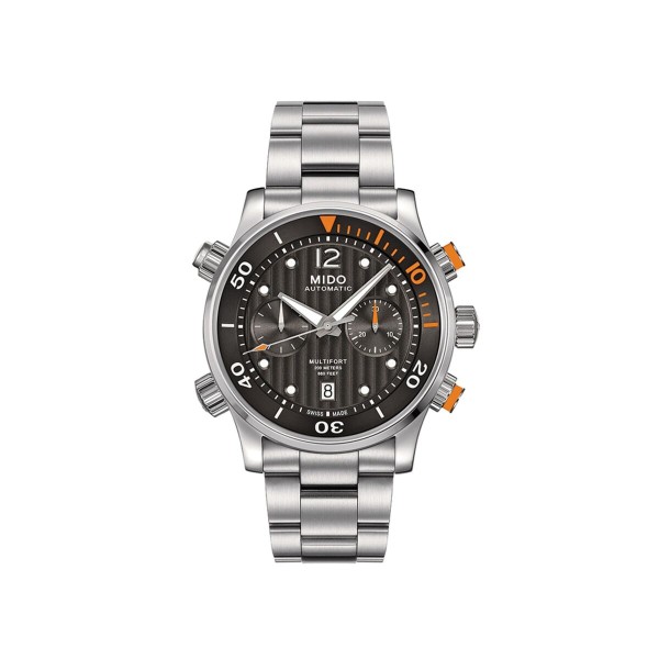 Laikrodis vyrams Mido MULTIFORT TWO CROWNS (Ø 44 mm)