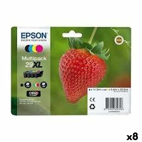 Originaalne Tindikassett Epson Nº 29 XL Must/Tsüaansinine/Fuksiinpunane/Kollane (8 Ühikut) (1 Ühikut)